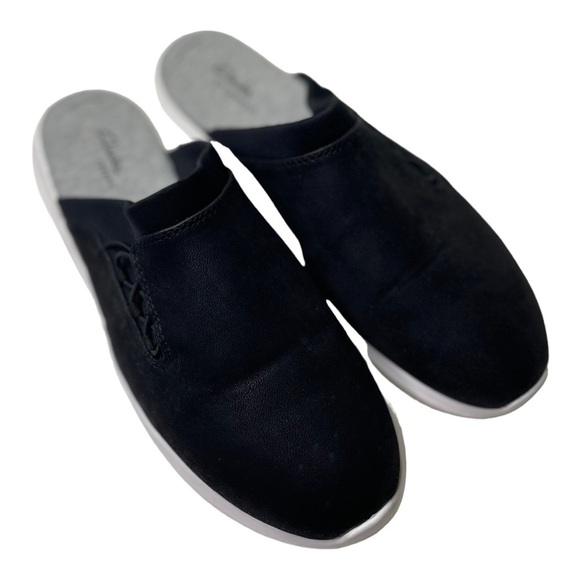 Cloudsteppers By Clarks Nova Ease Women’s Black Mule Sneakers - Picture 8 of 9